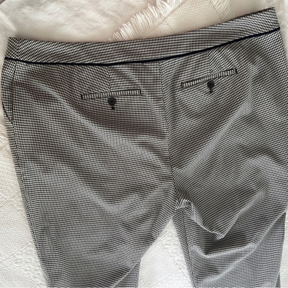 Talbots Heritage Ankle Pants Black and White Houndstooth Check size 18 W Petite - Picture 12 of 16